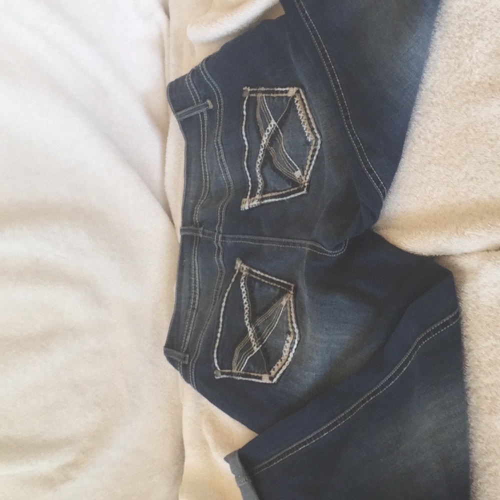 Denim capris